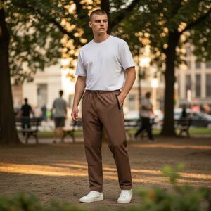 TBY Men's Outdoor Sports Activewear Breathable Pants Brown NEW 2XL